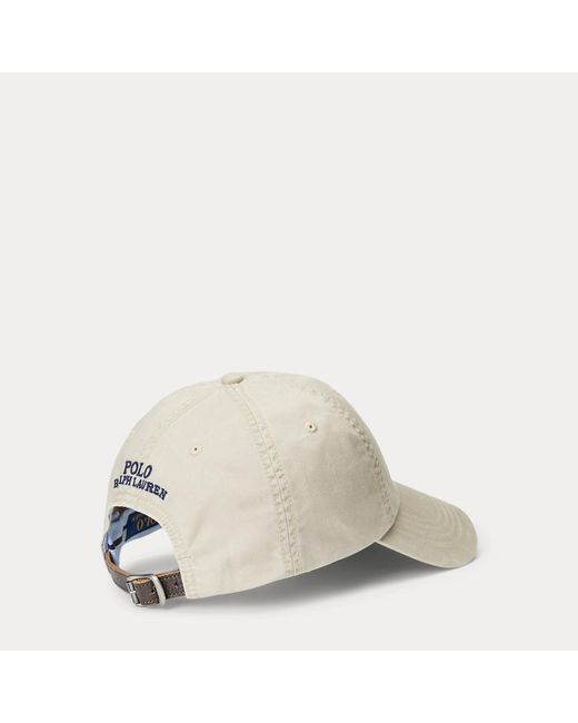 Polo Ralph Lauren Natural Stretch-Cotton Twill Ball Cap for men