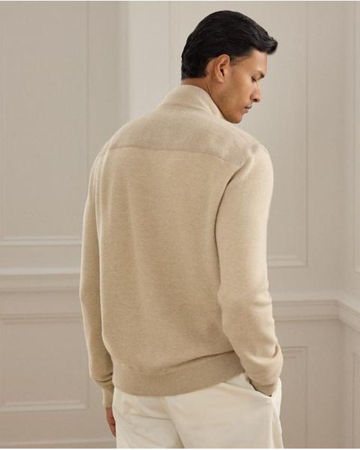 Ralph Lauren Natural Hybrid Full-Zip Jumper for men