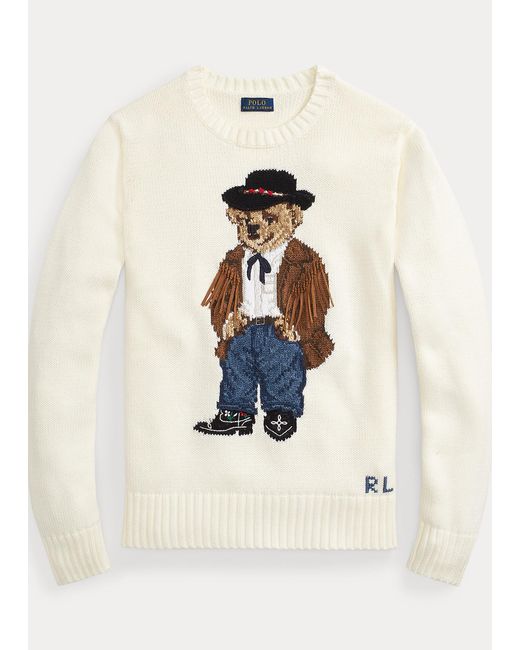Ralph Lauren Multicolor Cowboy Polo Bear Jumper