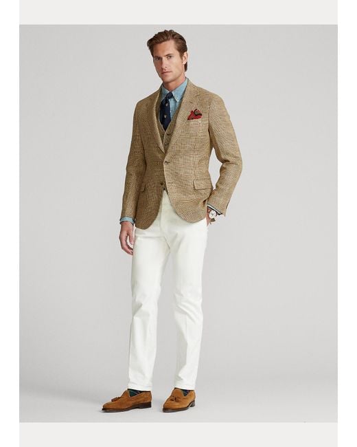 Polo Ralph Lauren Tweed Anzugjacke Polo aus Glencheck-Leinen für Herren |  Lyst AT