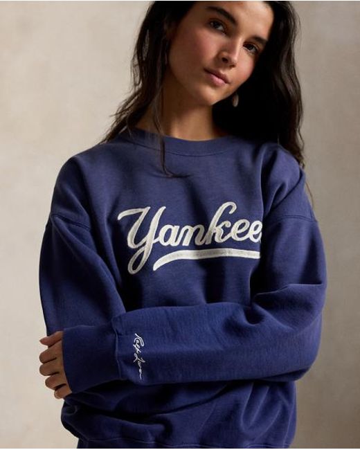 Polo Ralph Lauren Blue Polo Ralph Lauren Lauren Yankees Sweatshirt for men