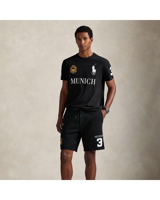 Ralph Lauren Men's Black Munich Double-Knit Short
