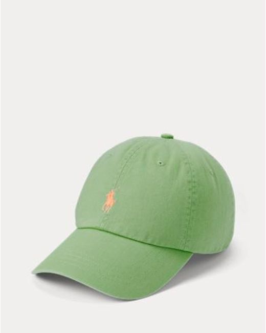 Polo Ralph Lauren Red Cotton Chino Baseball Cap for men