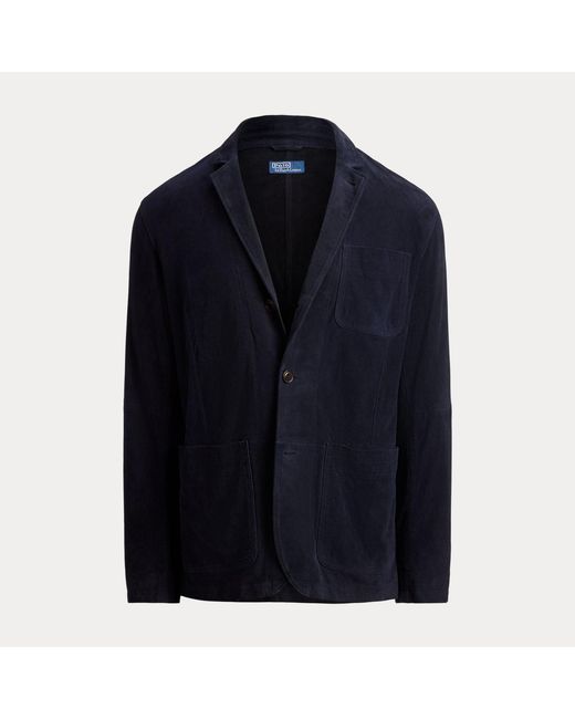 Polo Ralph Lauren Black Suede Jacket for men