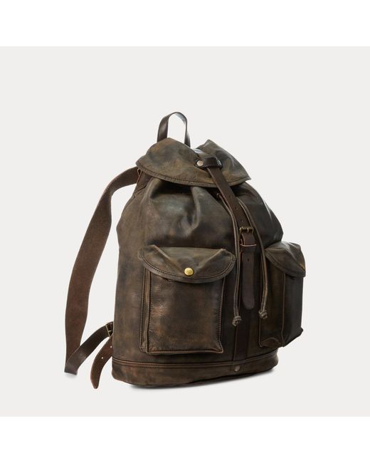 Ralph Lauren Rucksack Aus Leder in Brown für Herren