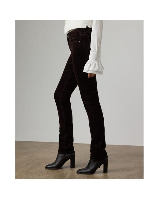 Pantaloni Seth in velluto stretch di Ralph Lauren in Black