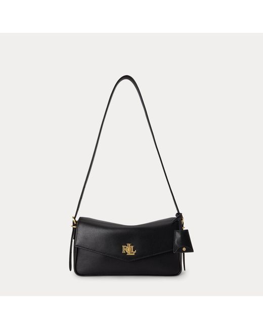 Ralph Lauren Brown Nappa Leather Medium Farrah Shoulder Bag