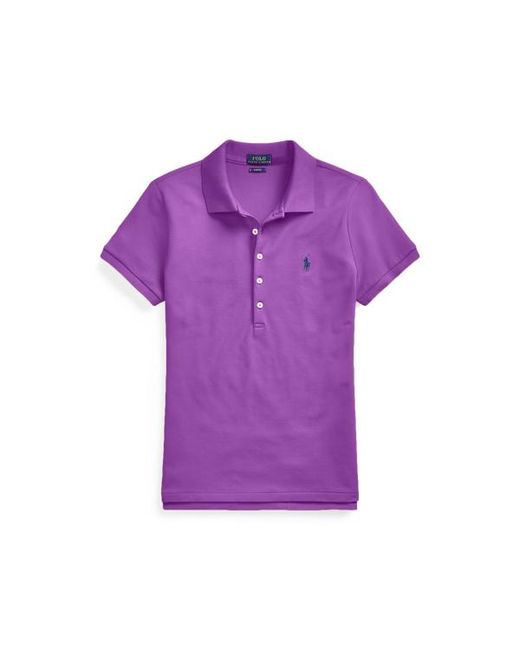 Ralph Lauren Purple Slim Fit Stretch Polo Shirt