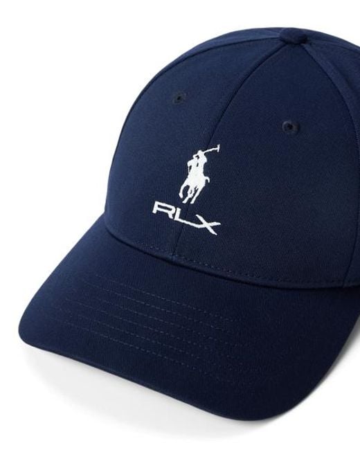 Ralph Lauren Blue Embroidered Logo Ball Cap