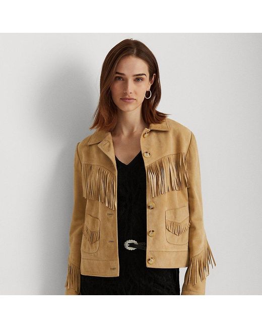 ralph lauren fringe jacket