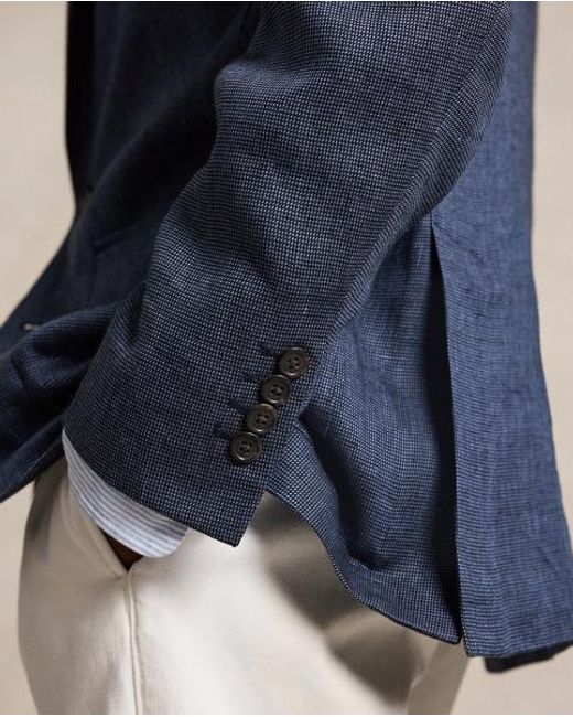 Polo Ralph Lauren Blue Polo Modern Fit Nailhead Blazer for men