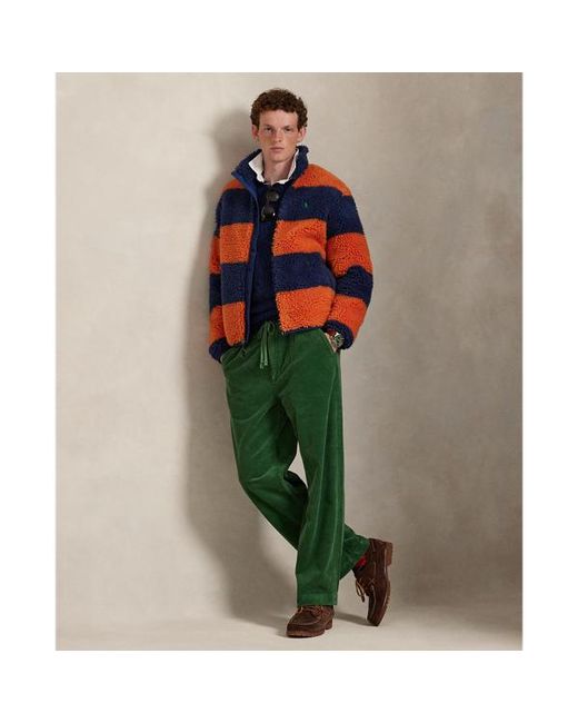 Pantaloni Prepster Polo in velluto di Polo Ralph Lauren in Green da Uomo