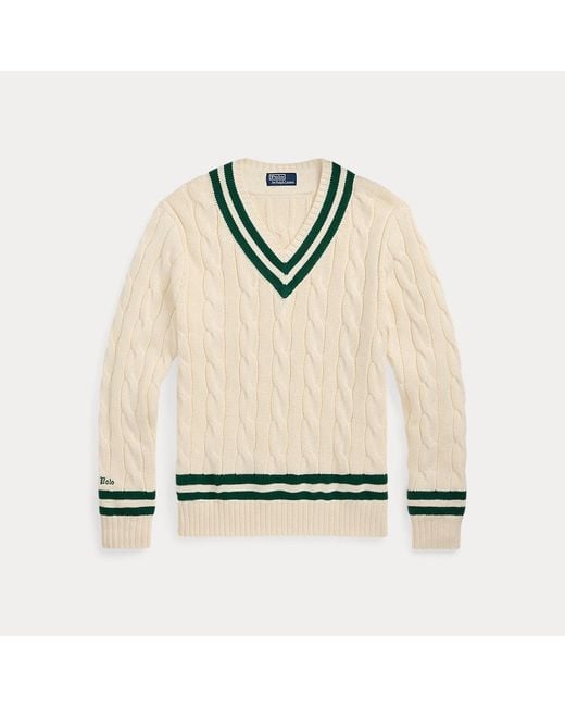 Polo Ralph Lauren Natural The Iconic Cricket Jumper for men