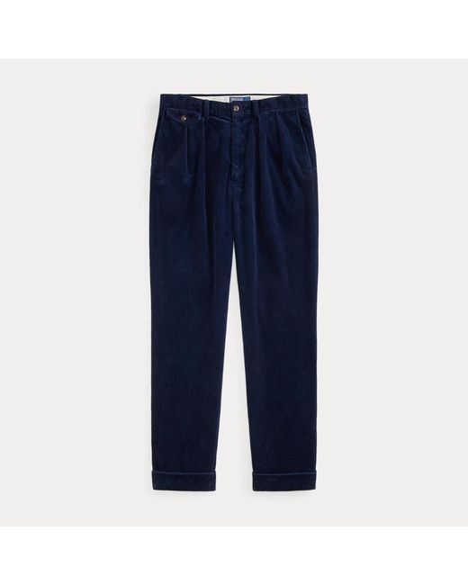 Polo Ralph Lauren Blue Whitman Relaxed Fit Corduroy Trousers for men