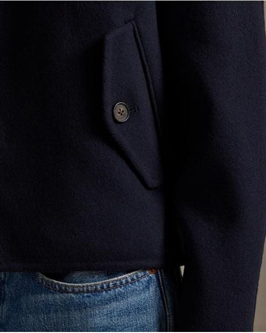 Polo Ralph Lauren Blue Double-Faced Wool Jacket
