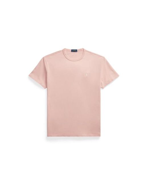 Polo Ralph Lauren Pink Classic Fit Jersey Crewneck T-shirt for men