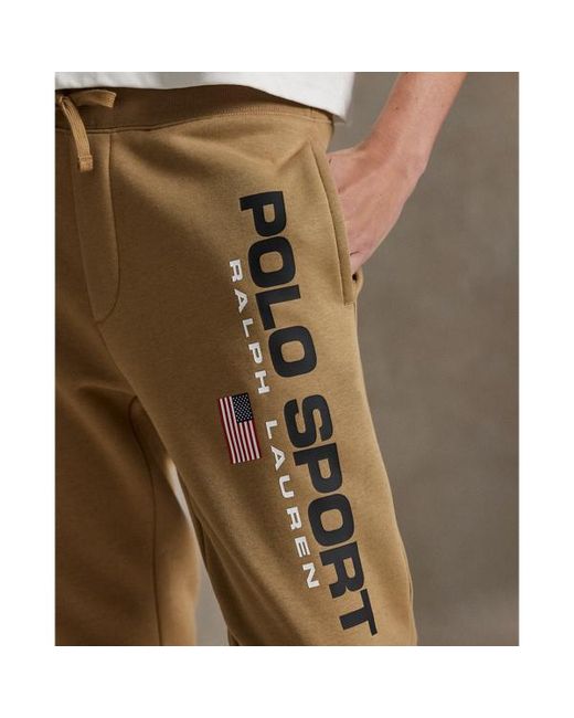 Pantaloni da jogging Polo Sport di Polo Ralph Lauren in Natural da Uomo