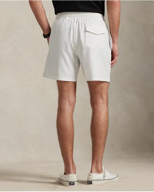 Polo Ralph Lauren White 14.5 Cm Traveller Classic Swimming Trunk for men