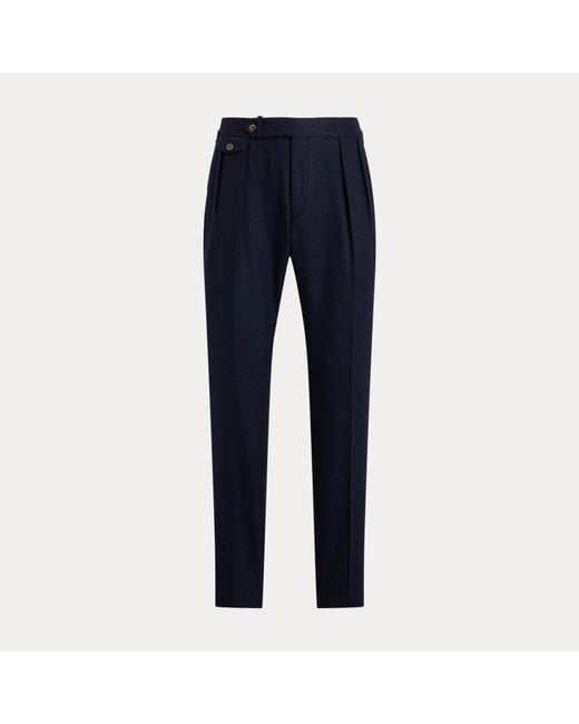 Polo Ralph Lauren Blue Wool Flannel Suit Trouser for men