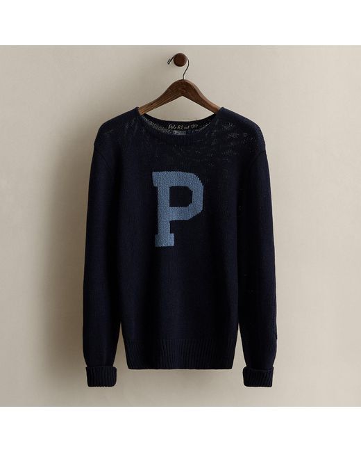 Ralph Lauren Blue 2003 Letter Sweater for men