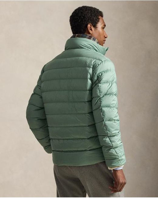 Polo Ralph Lauren Green The Colden Packable Down Jacket for men