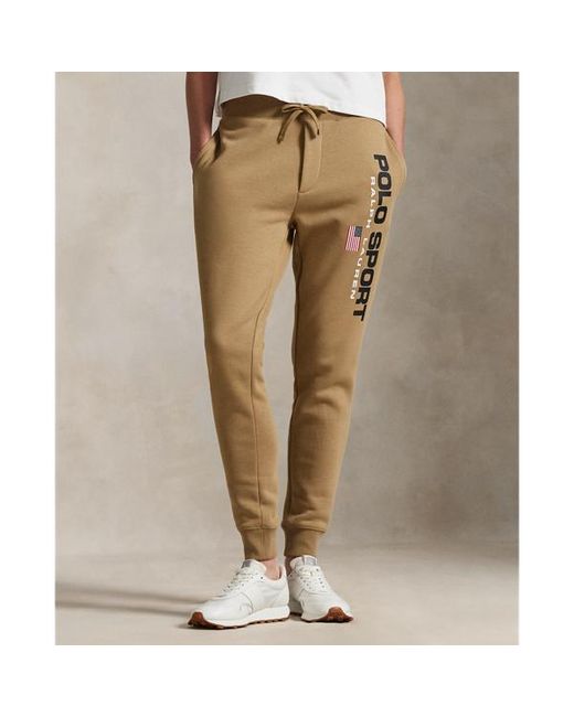 Pantaloni da jogging Polo Sport di Polo Ralph Lauren in Natural da Uomo