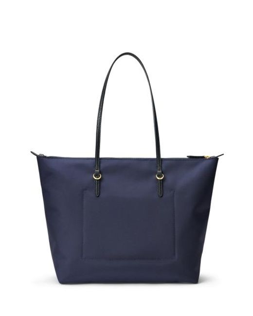 Ralph Lauren Black Nylon Large Keaton Tote Bag