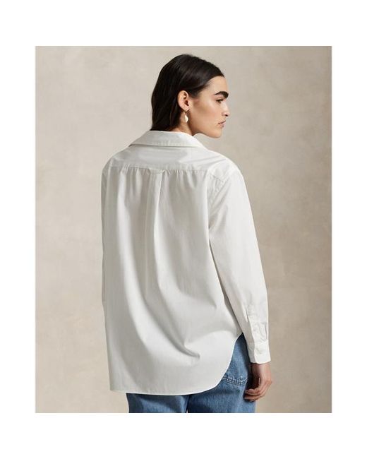 Camicia in cotone Oversize-Fit di Ralph Lauren in White