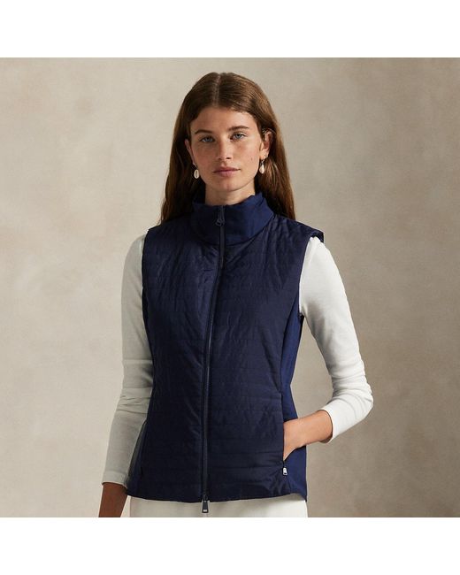 Ralph Lauren Blue Hybrid Quilted Vest
