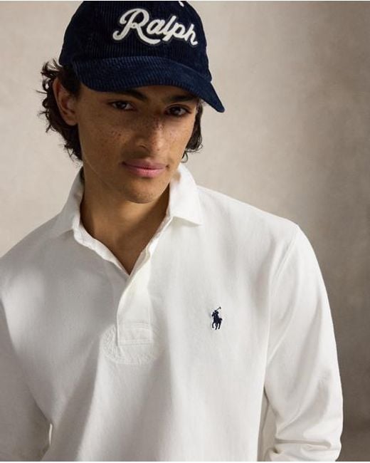 Polo Ralph Lauren White The Iconic Rugby Shirt for men