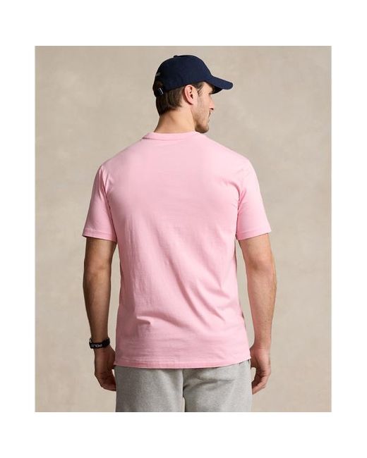 Polo Ralph Lauren Pink Ralph Lauren Jersey Crewneck T-shirt for men