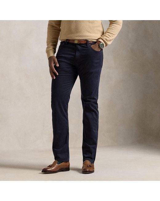 Ralph Lauren Blue Ralph Lauren Varick Slim Straight Stretch Sateen Pant for men