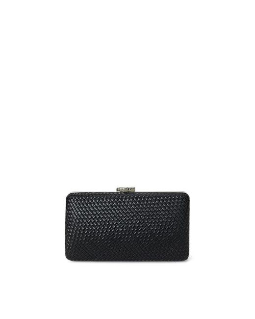 Clutch Franki piccola in pelle di Ralph Lauren in Red
