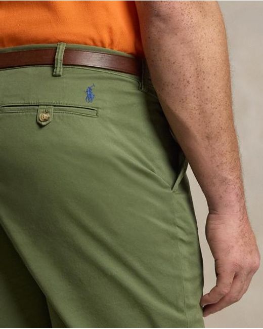 Polo Ralph Lauren Green Stretch Classic Fit Chino Short for men