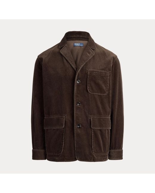 Polo Ralph Lauren Black The Finley Corduroy Jacket for men