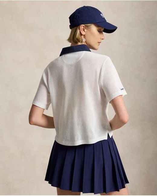 Polo Ralph Lauren White Wimbledon Cotton Polo Shirt