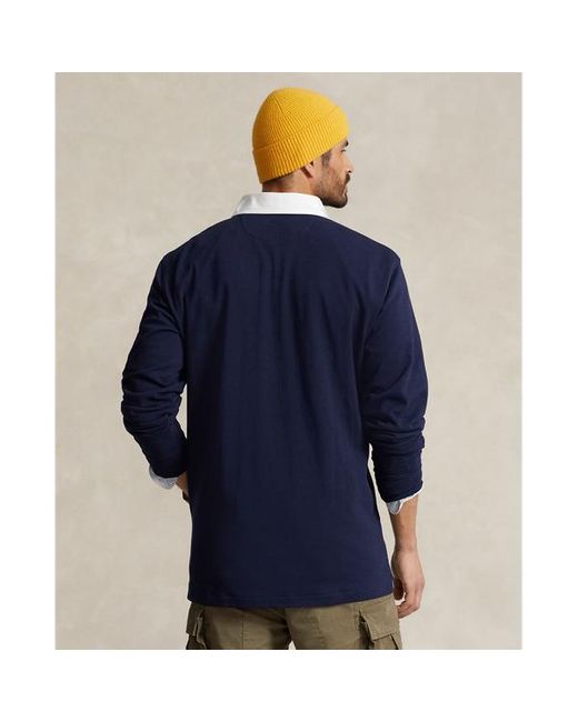 Ralph Lauren Blue Big & Tall - The Iconic Rugby Shirt for men