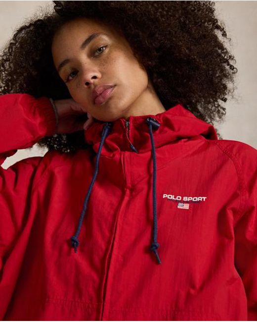 Veste Polo Sport Entierement Zippee Polo Ralph Lauren pour homme en coloris Rouge Lyst