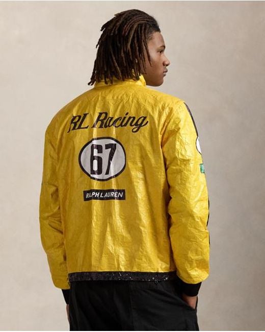Polo Ralph Lauren Yellow Racing Jacket for men