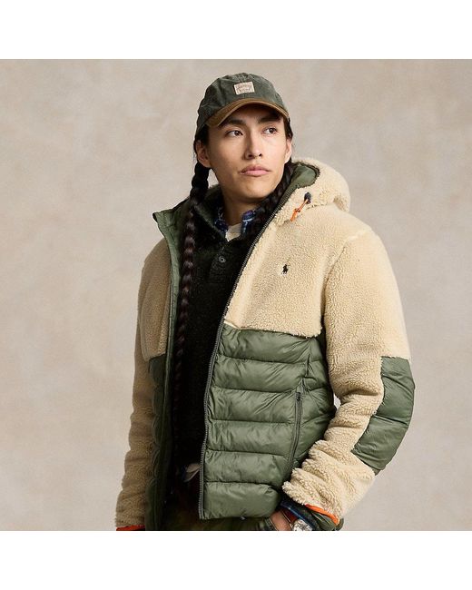 Ralph Lauren Green The Colden Hybrid Jacket for men