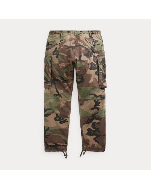 RRL Green Camo Ripstop Cargo Pant - Size 33 for men