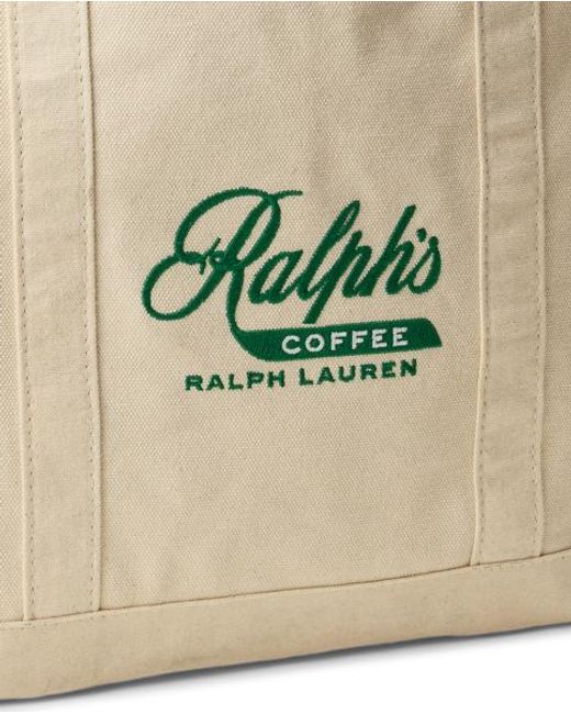 Polo Ralph Lauren Blue Ralph Lauren's Coffee Canvas Tote for men