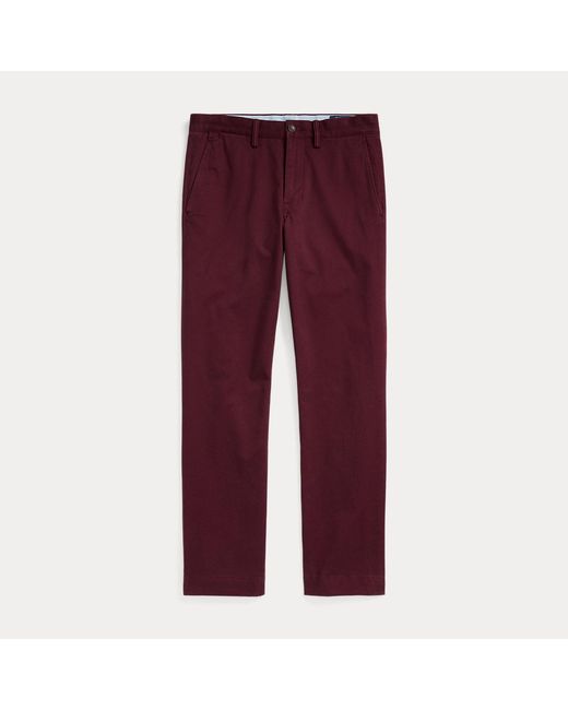Polo Ralph Lauren Purple Bedford Stretch Straight Fit Trouser for men