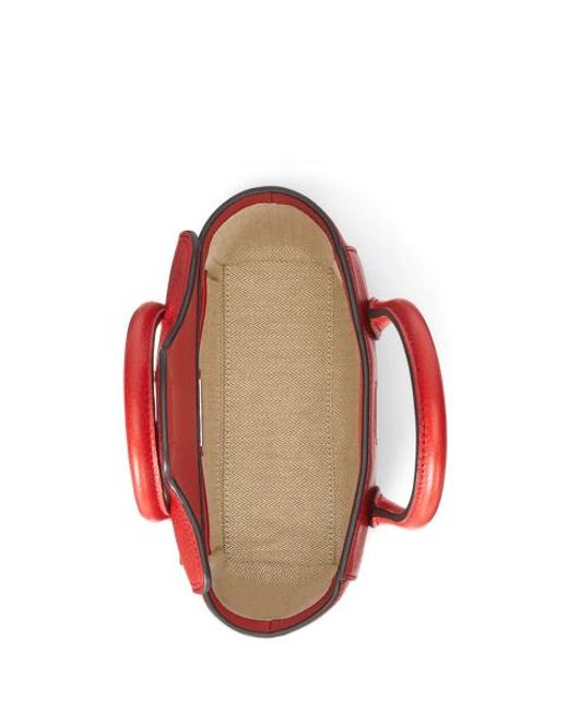 Bolso Satchel Tanner Pequeño De Piel Ralph Lauren de color Green
