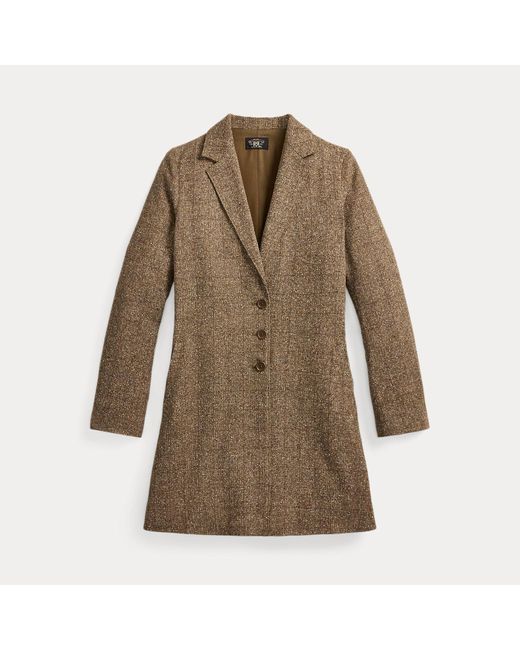 RRL Brown Tweed Hacking Jacket