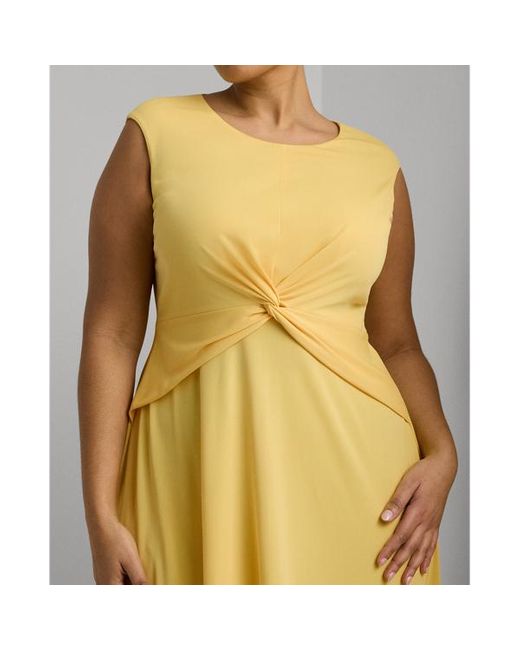 Lauren by Ralph Lauren Yellow Plus Größen - Jerseykleid mit Twist-Detail