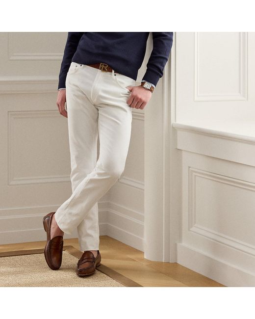 Ralph Lauren Multicolor Slim Fit Stretch Twill Pant for men