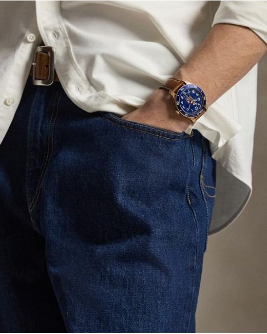 Polo Ralph Lauren Blue Rivington Relaxed Jeans for men