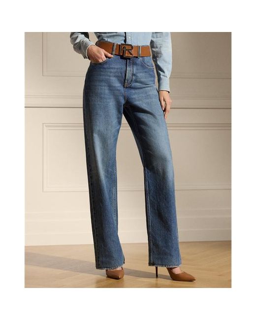 Ralph Lauren Blue Ralph Lauren Novah High-Rise Wide-Leg Jean