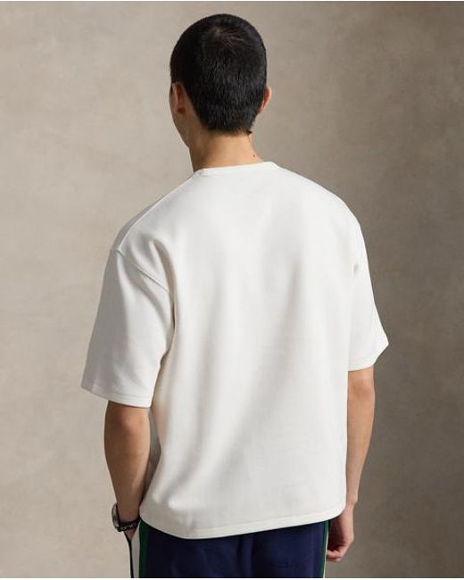 Polo Ralph Lauren White Relaxed Fit Double-Knit T-Shirt for men